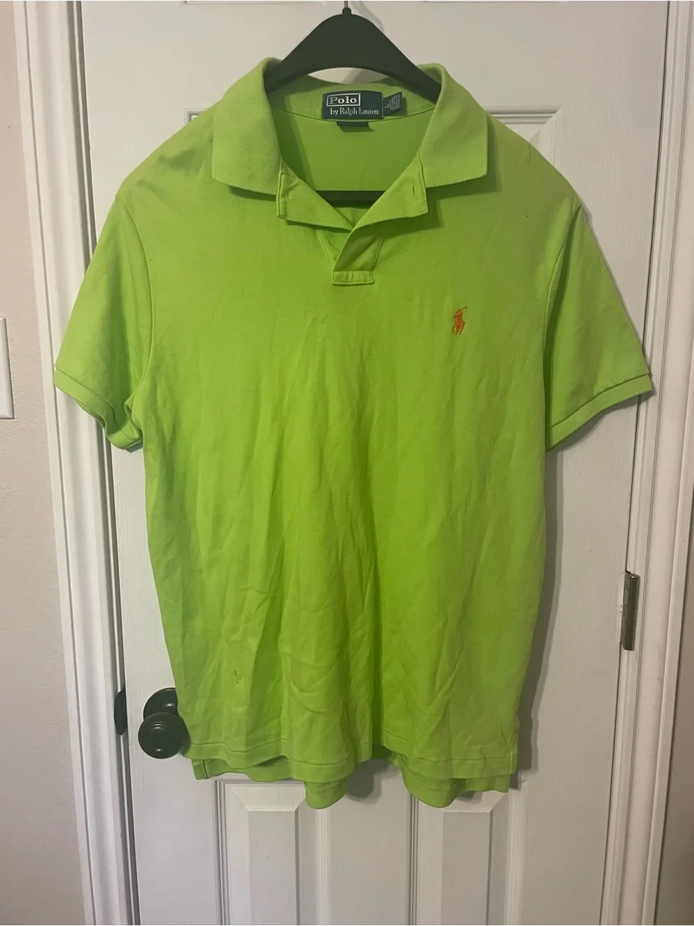 Polo by Ralph Lauren Neon Lime Short-Sleeve Polo